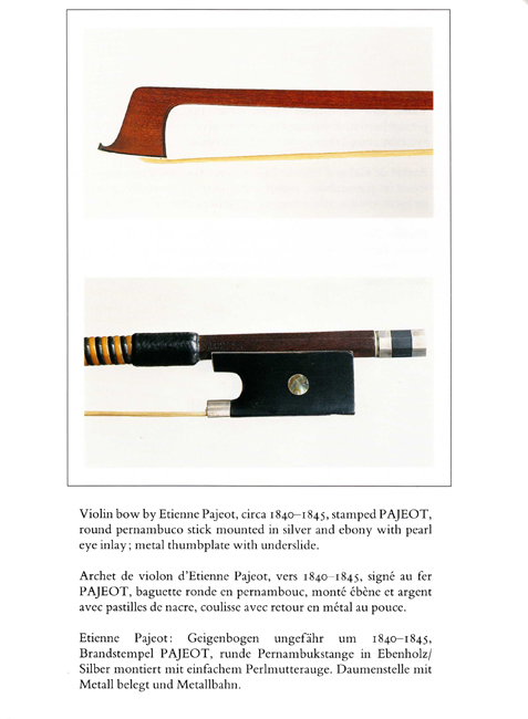 Etienne pajeot violin bow hotsell